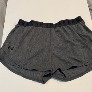 Under Armour Women's Charcoal Athletic Shorts